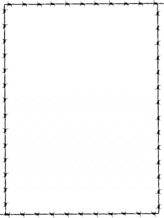 Barbed Wire Border Clip Art Free