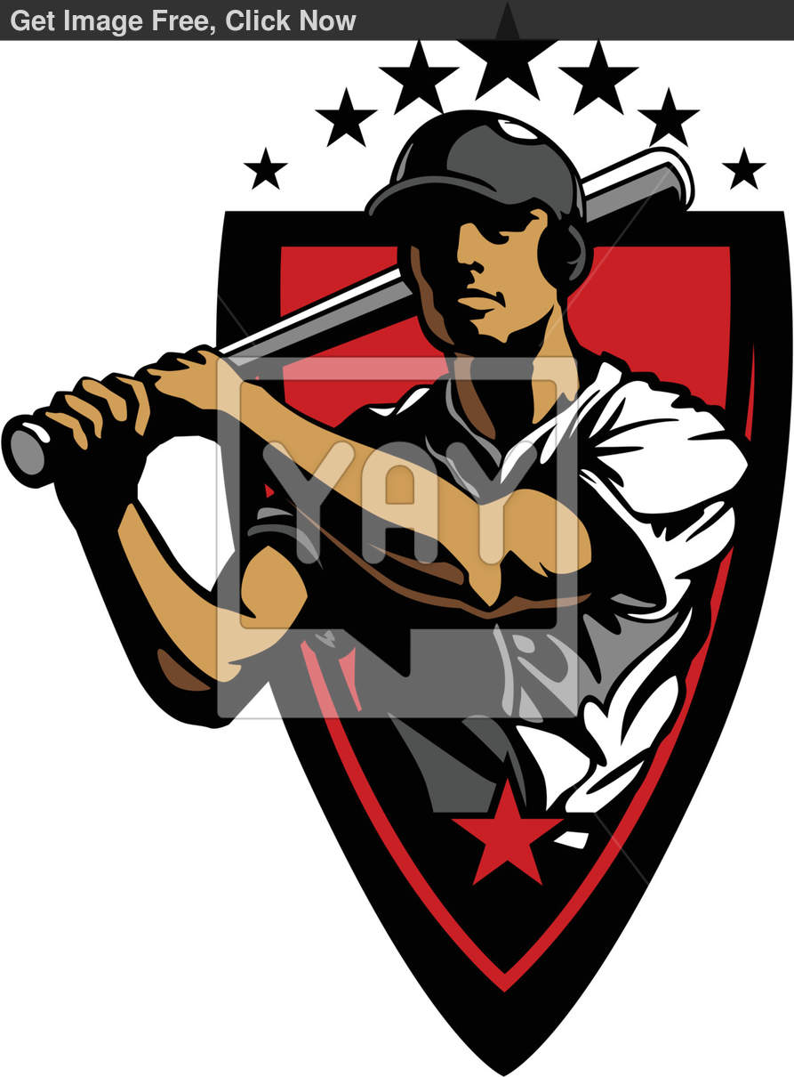 Baseball Player Vector