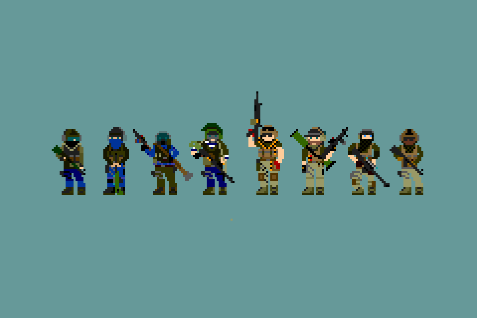 Battlefield Pixel Art