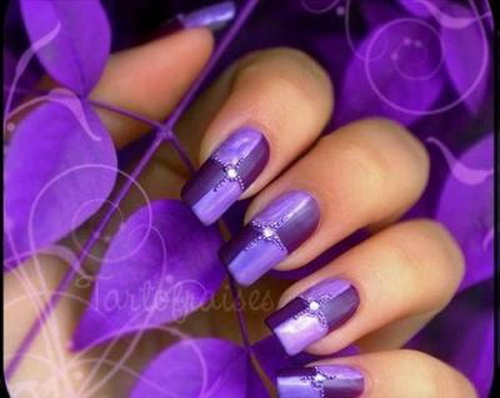 Beautiful Purple Nails Beautiful Purple Nails