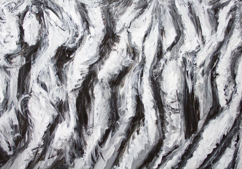 Black and White Abstract Expressionism