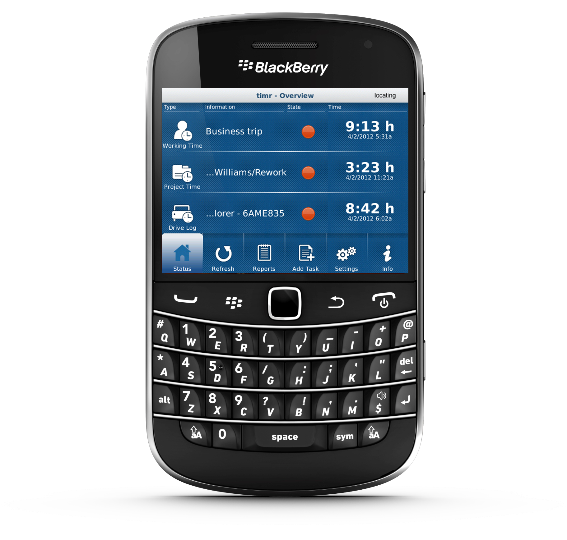 BlackBerry Phone Transparent