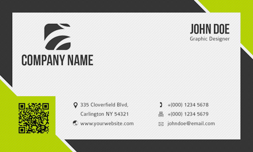 Blank Business Card Template