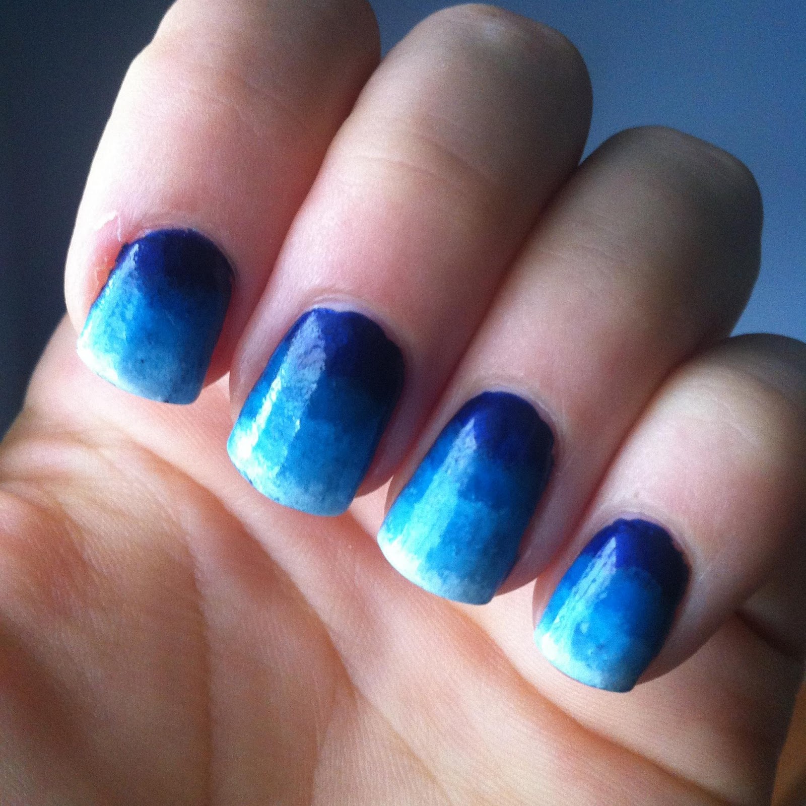 14 Blue Nail Art Designs Images