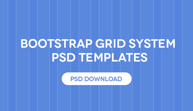 Bootstrap PSD Grid Template