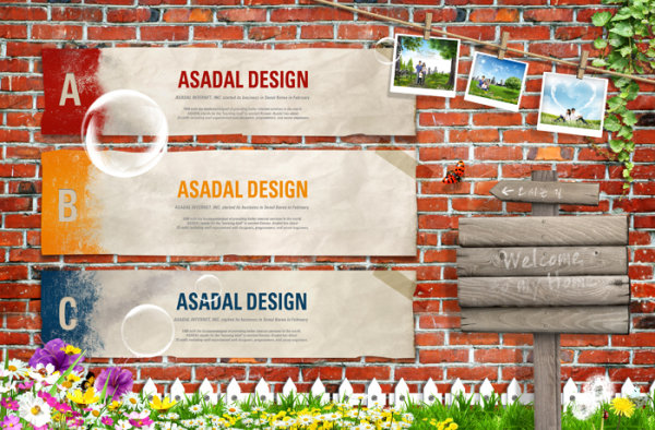 Brick Wall PSD Free Download