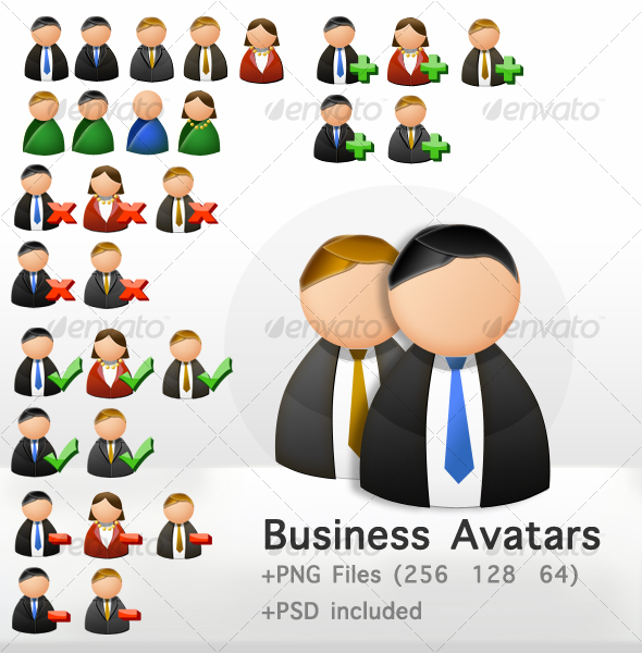 Business Avatar Icons