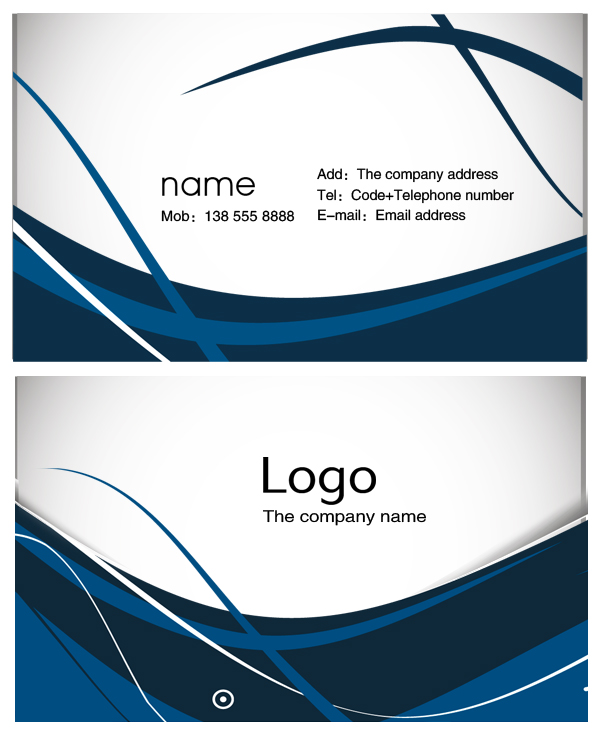 14 Business Card Design Template PSD Images