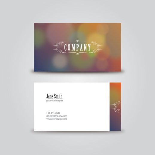 10 Classic Business Card Vector Free Images