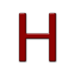Capital Letter H Icon