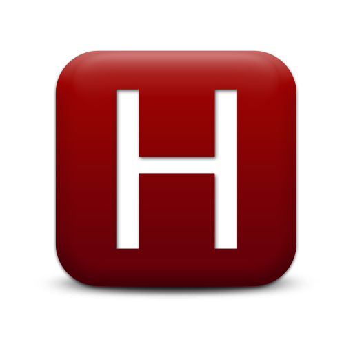 Capital Letter H Icon