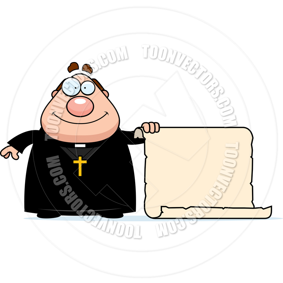 Cartoon Priest Clip Art