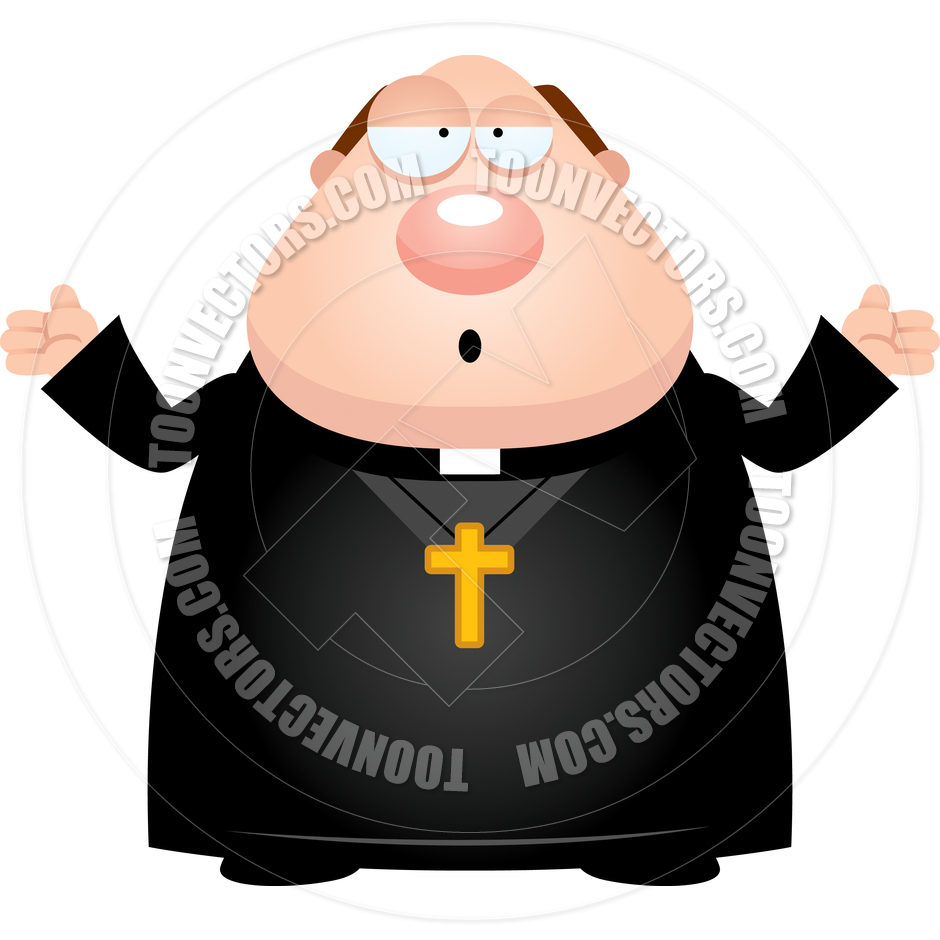 Cartoon Priest Clip Art