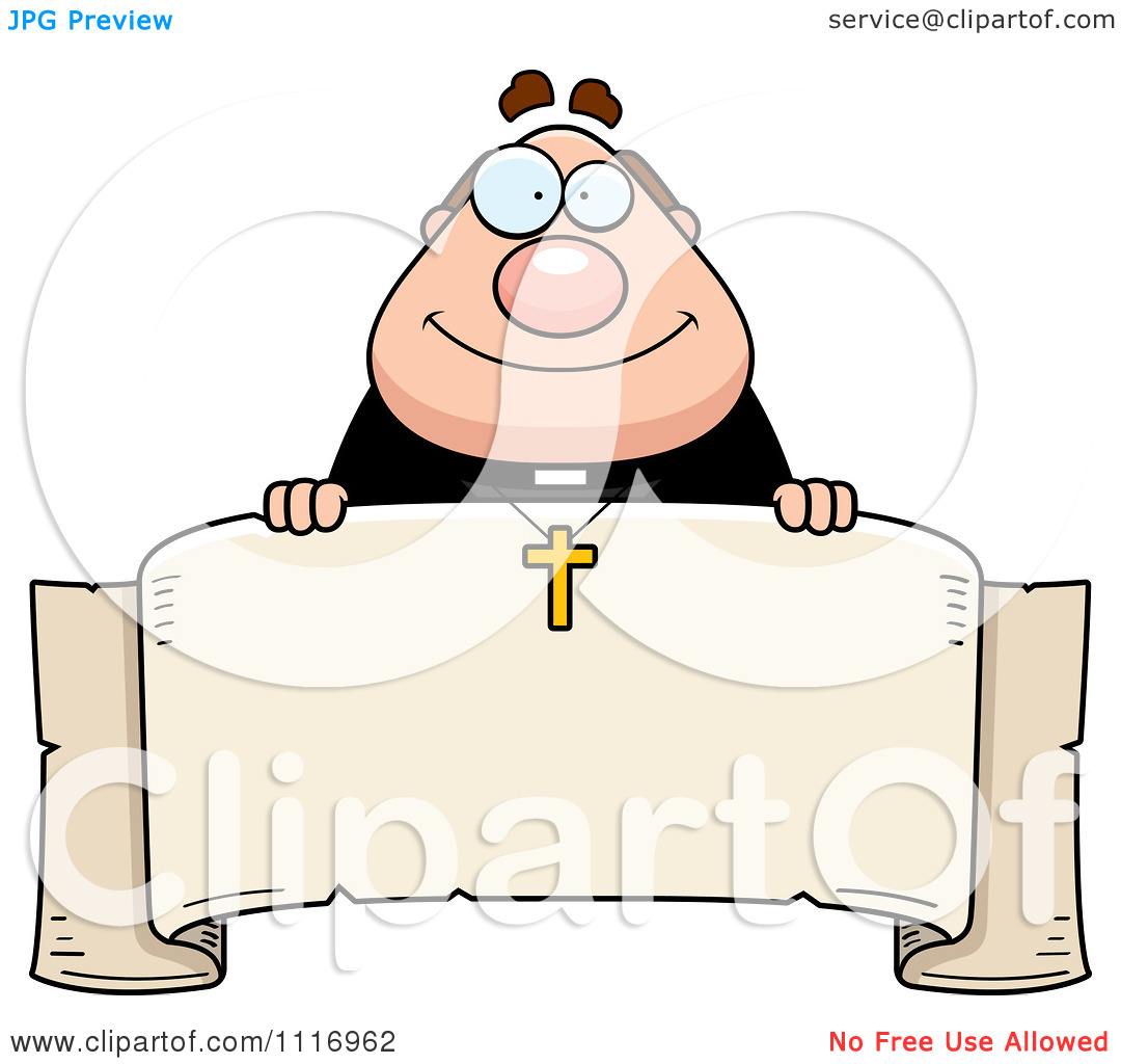 Cartoon Priest Clip Art