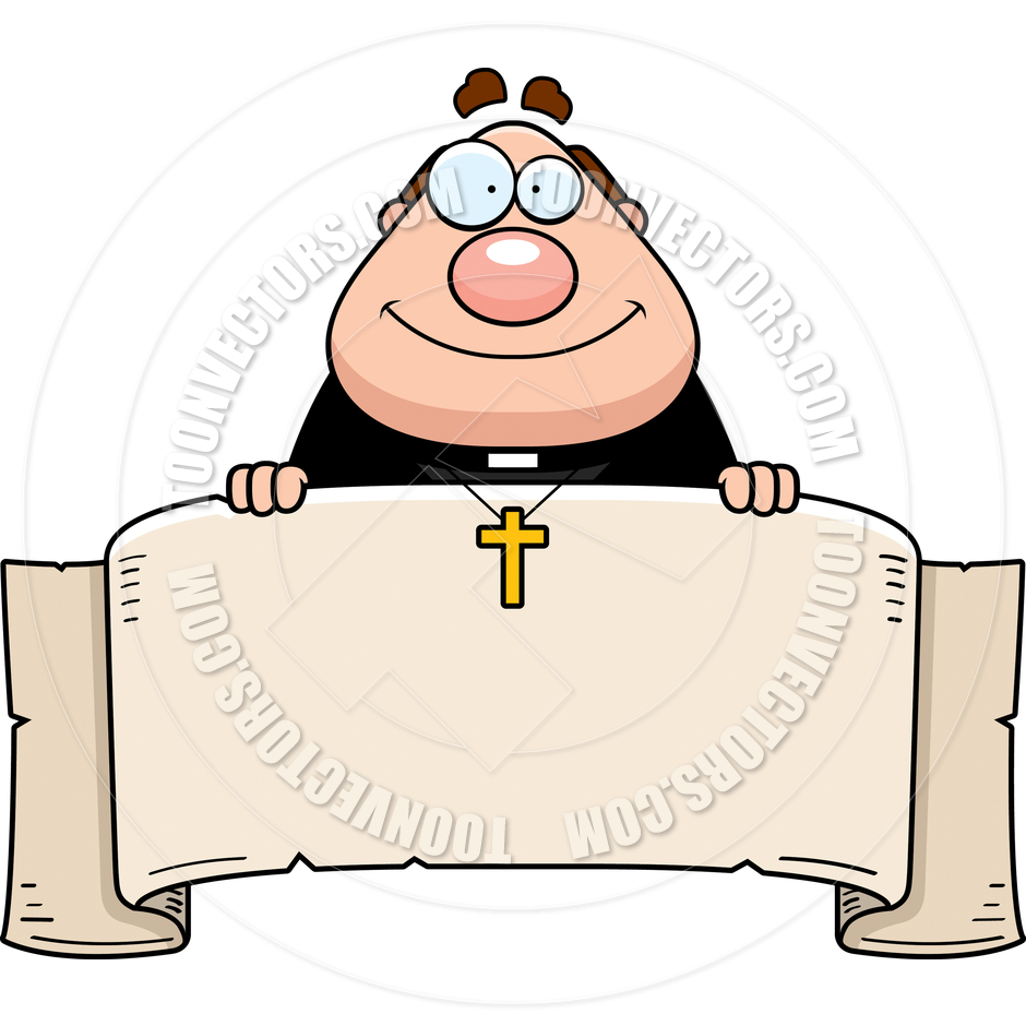 Cartoon Priest Clip Art