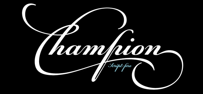 Champion Script Pro Font Free