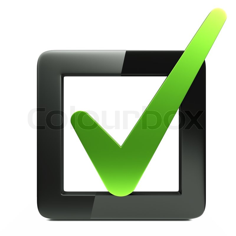 Checkbox Icon White Background