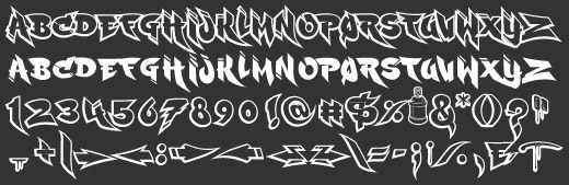 13 All Graffiti Fonts Images Printable Graffiti Fonts Gangster