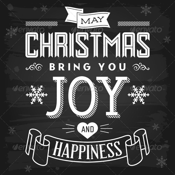 Christmas Chalkboard Vector Christmas Chalkboard Vector