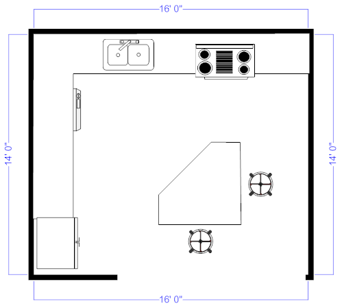 Commercial Kitchen Design Layout Templates Free