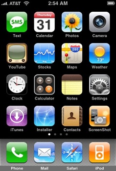 Contacts Icon On iPhone Home Screen
