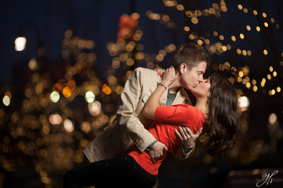 Couples Christmas Photography Lights