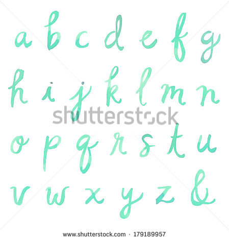 Cursive Letters Fonts