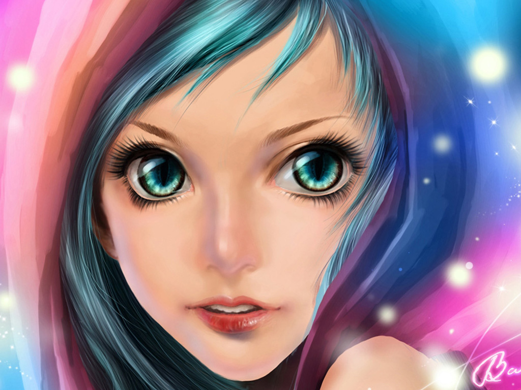 Cute Cartoon Girl