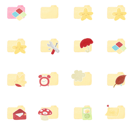 Cute Folder Icons