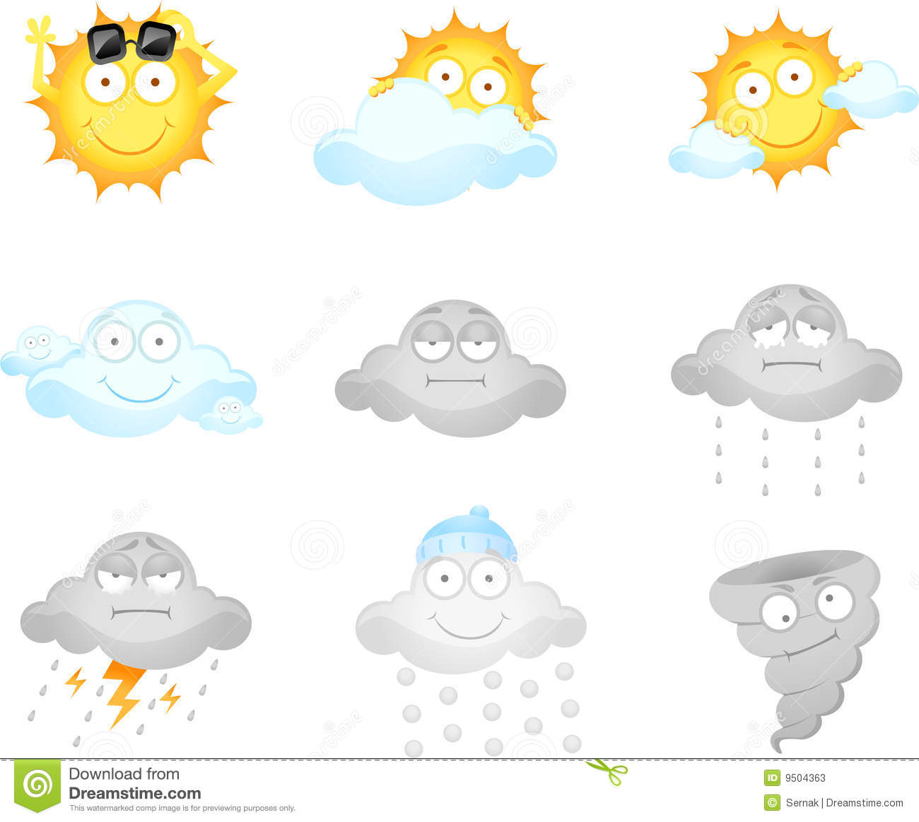 Cute Weather Icons