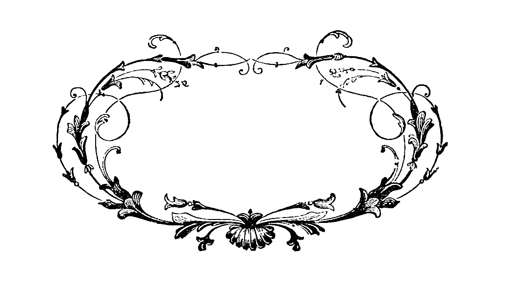 Digital Oval Frame Design