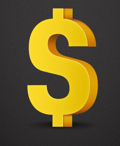 Dollar Sign PSD