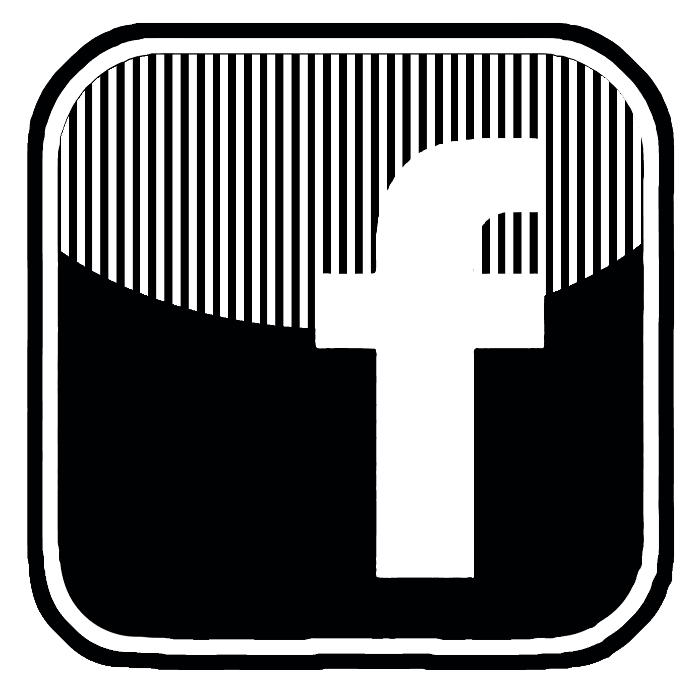 Facebook Logo Black and White