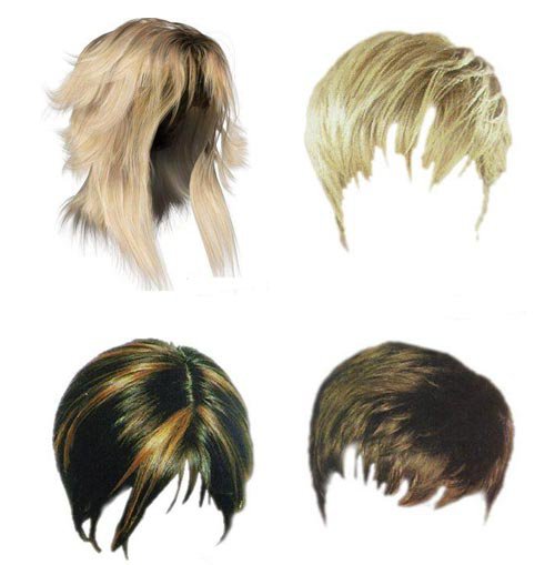 Female Hair PSD Photoshop Female Hair PSD Photoshop