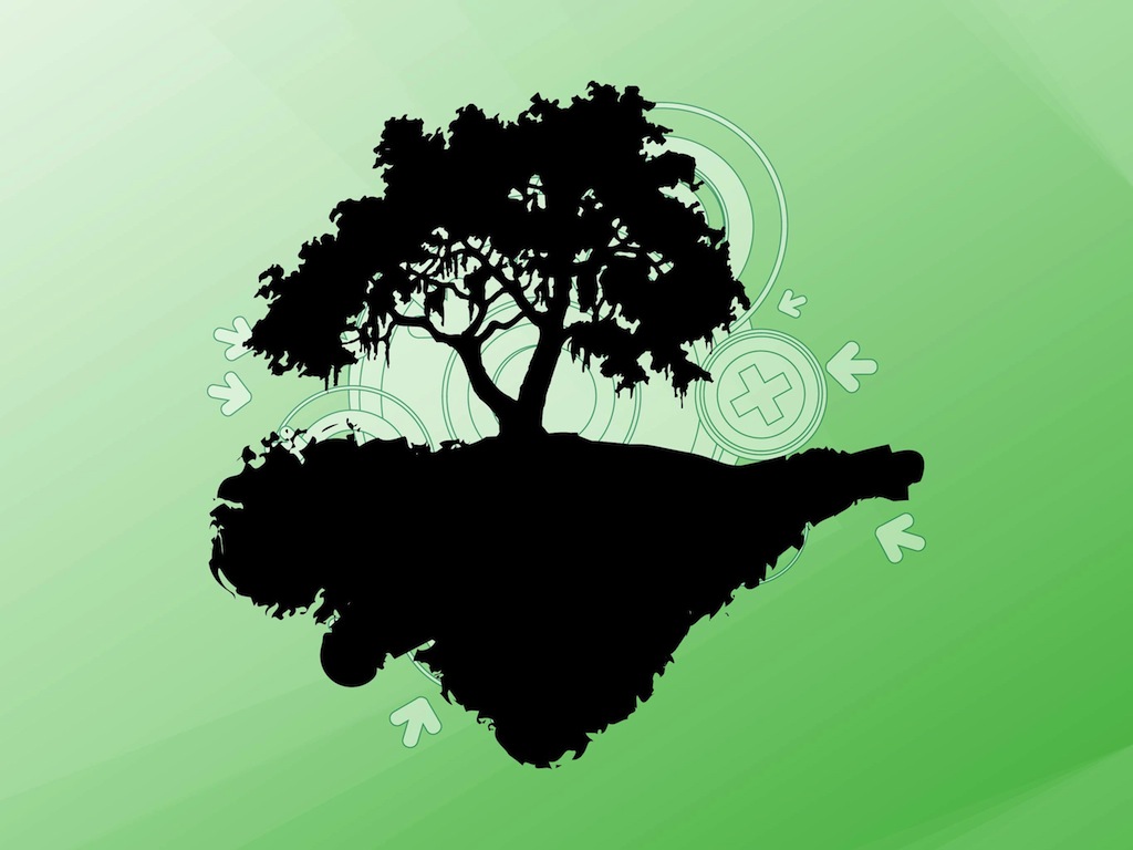 Floating Island with Tree Floating Island with Tree
