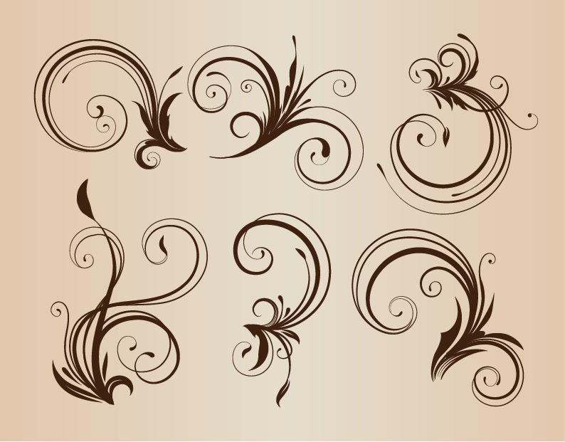Floral Design Vector Art Floral Design Vector Art