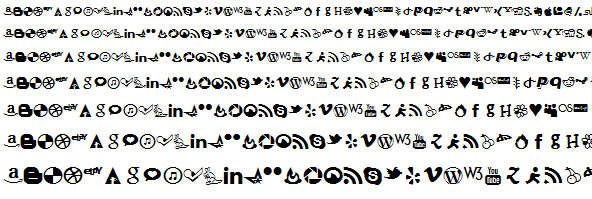 Font Face Icon Set