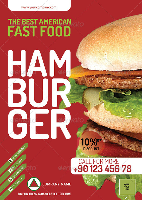 Food Flyer Background Designs