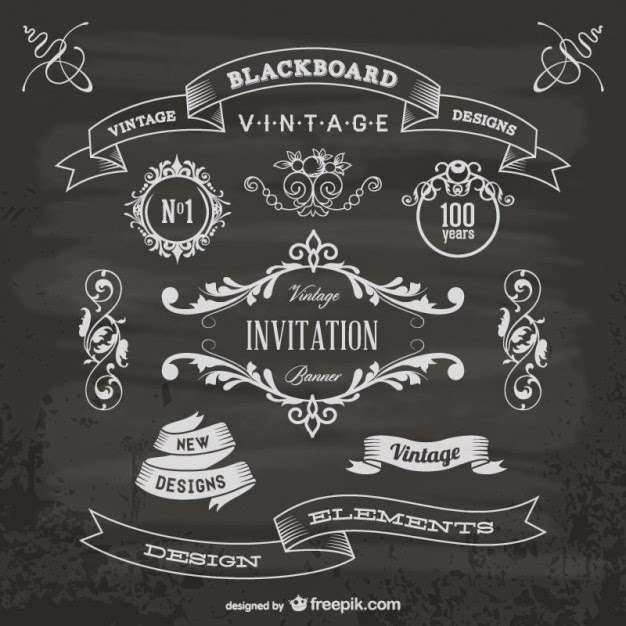 Free Chalkboard Design Elements