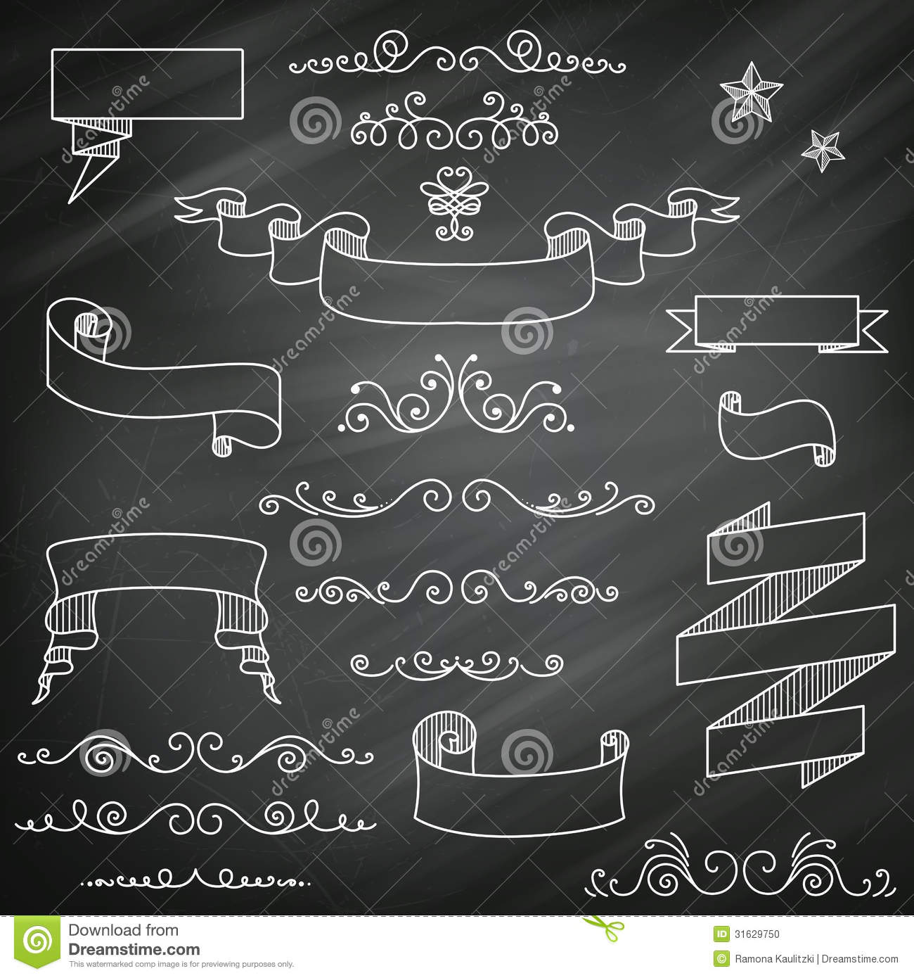 Free Chalkboard Elements