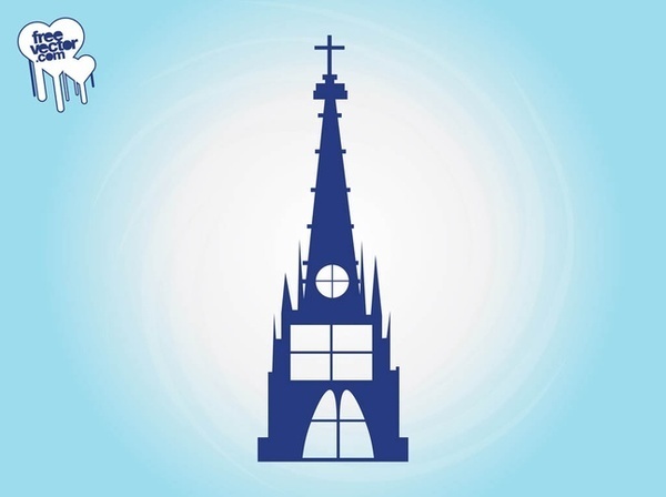 Free Church Building Vector