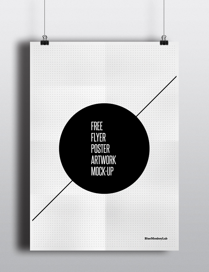 19 Photos of Free Poster Mockup PSD