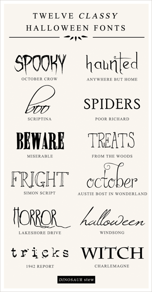 Free Halloween Fonts