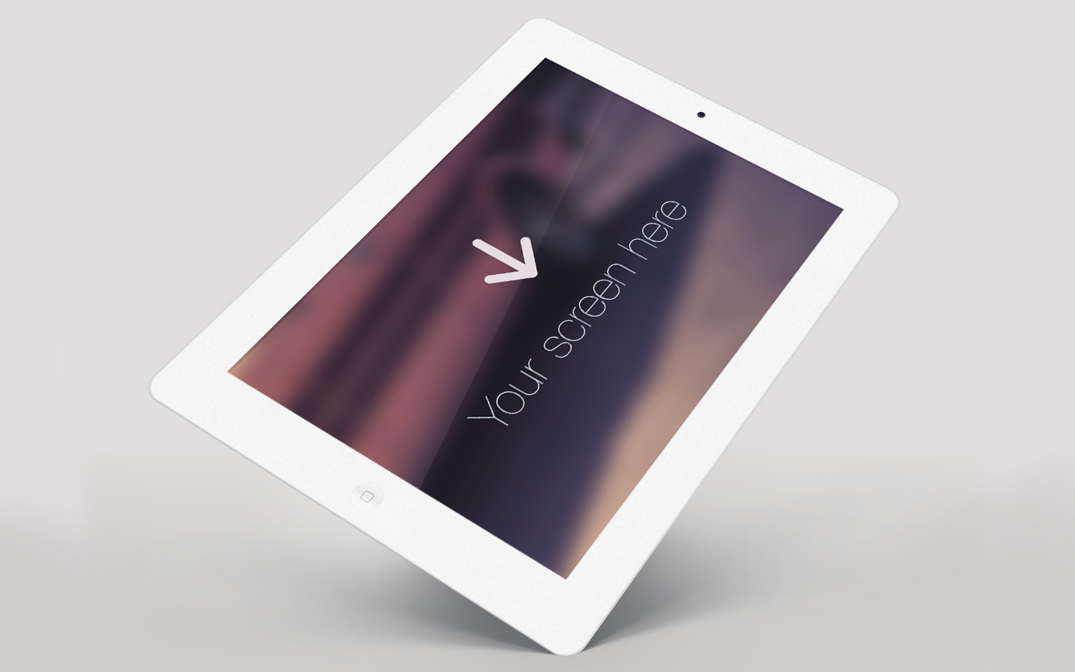 Free iPad PSD Mockup