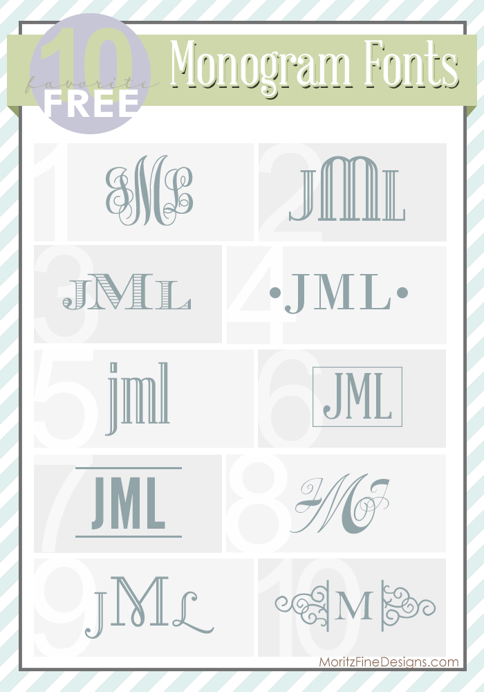 Free Monogram Fonts