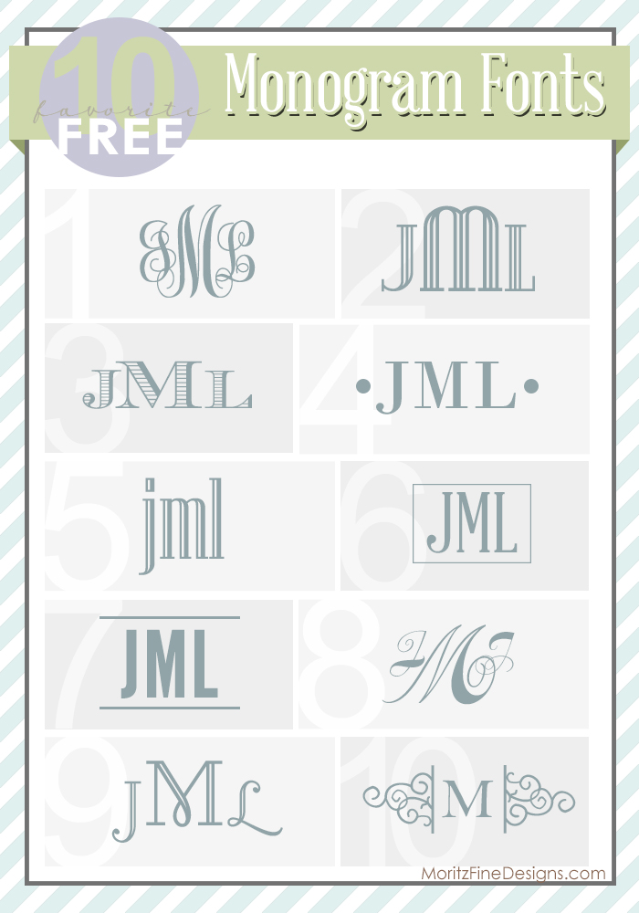 Free Monogram Fonts Free Monogram Fonts