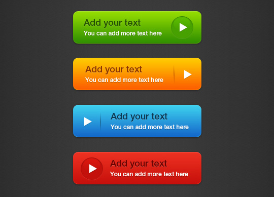 Free PSD Web Button Collection