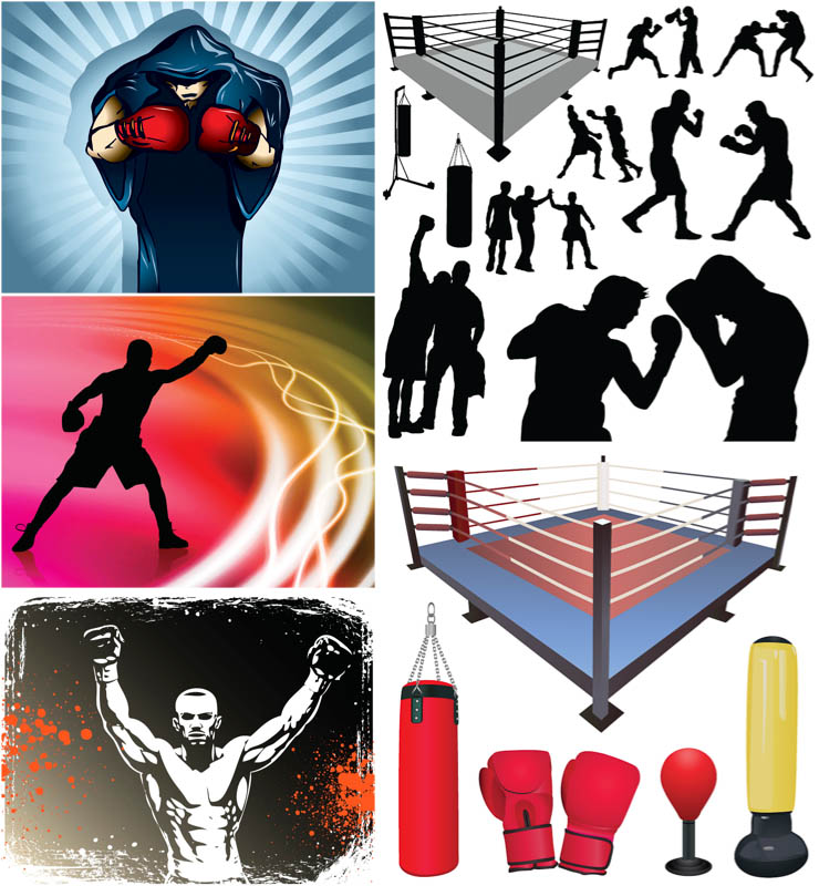 Free Vector Boxing Clip Art