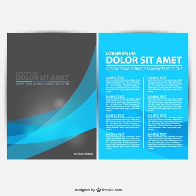 Free Vector Brochure Design Templates