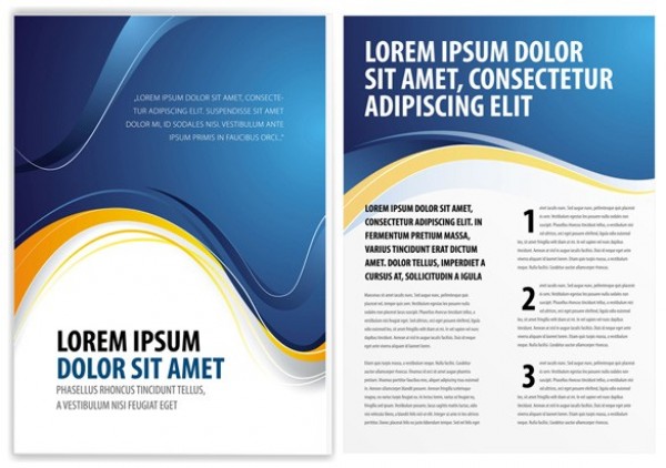 Free Vector Brochure Templates